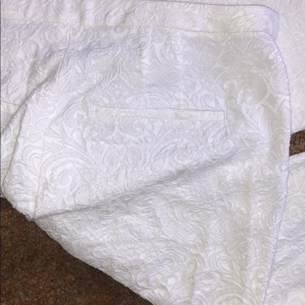 Zara Basic Raised Print Pants - image 5